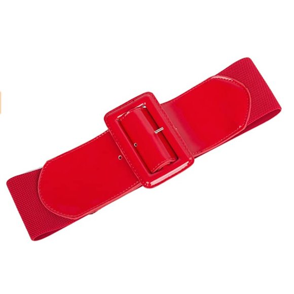 Women\'s Stretchy Belt 1950s 3 Inch Wide Elastic